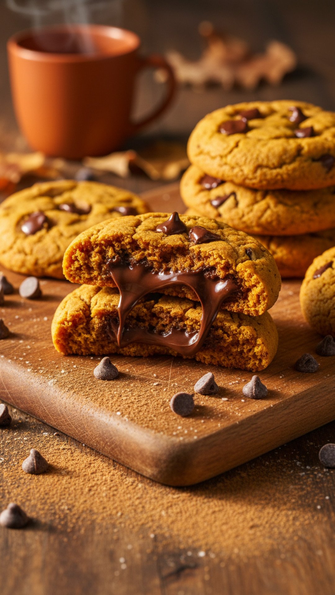 The Ultimate Soft and Chewy Pumpkin Chocolate Chip Cookies Preparation