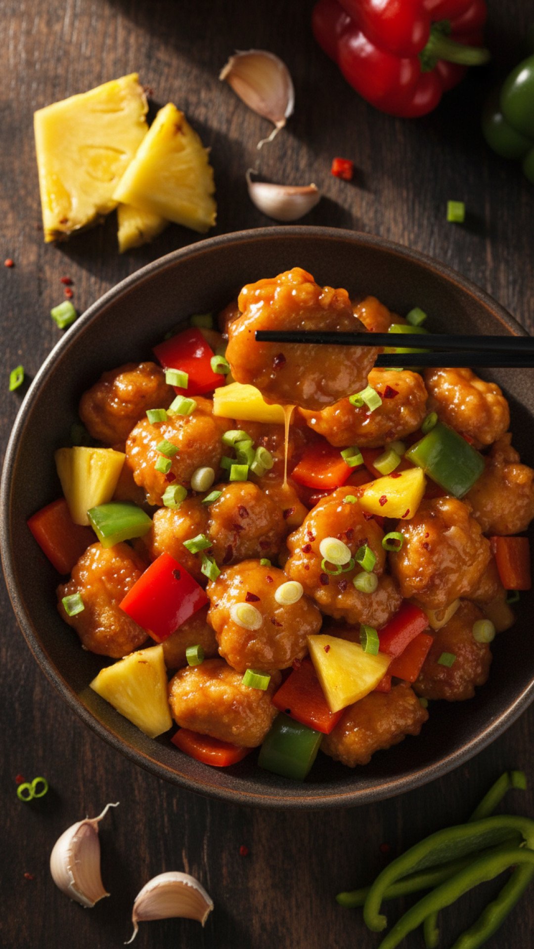 The Ultimate Sweet and Sour Chicken with Pineapple Preparation