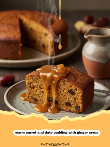 The Most Comforting Warm Carrot and Date Pudding with Ginger Syrup Recipe 8 The Most Comforting Warm Carrot and Date Pudding with Ginger Syrup Recipe