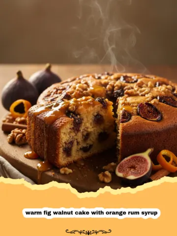 The Ultimate Warm Fig Walnut Cake with Orange Rum Syrup 20 The Ultimate Warm Fig Walnut Cake with Orange Rum Syrup