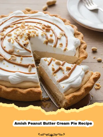 The Ultimate Amish Peanut Butter Cream Pie: A Slice of Sweet Heaven