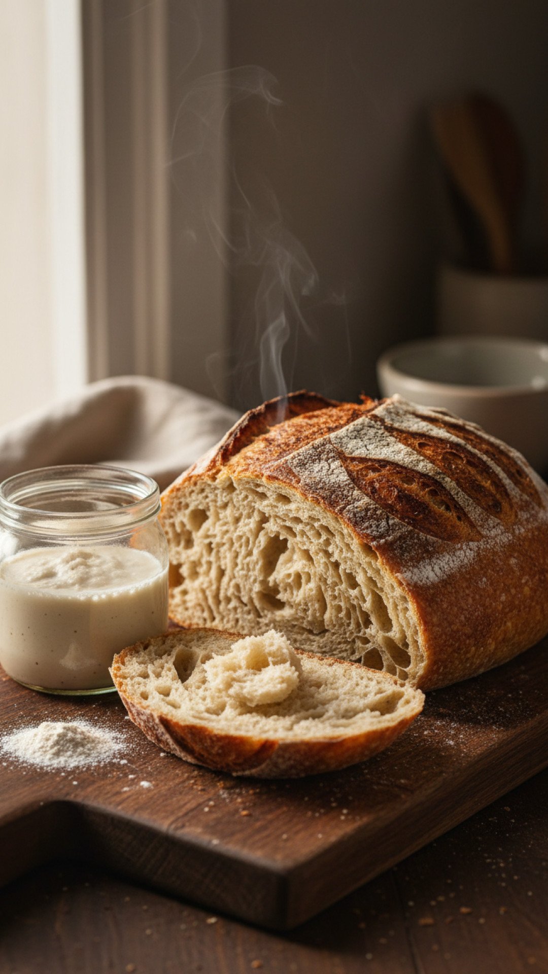 Artisan Sourdough Bread Preparation