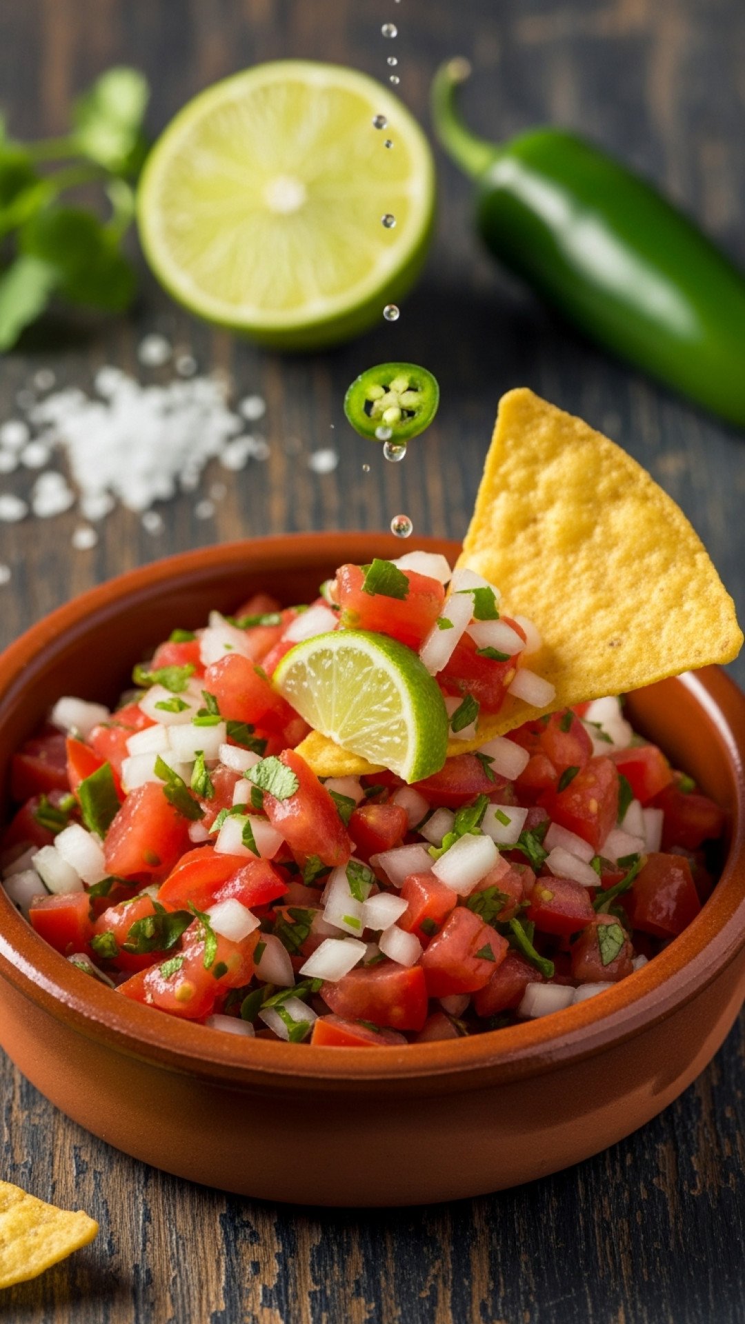 Authentic Fresh Pico de Gallo Preparation