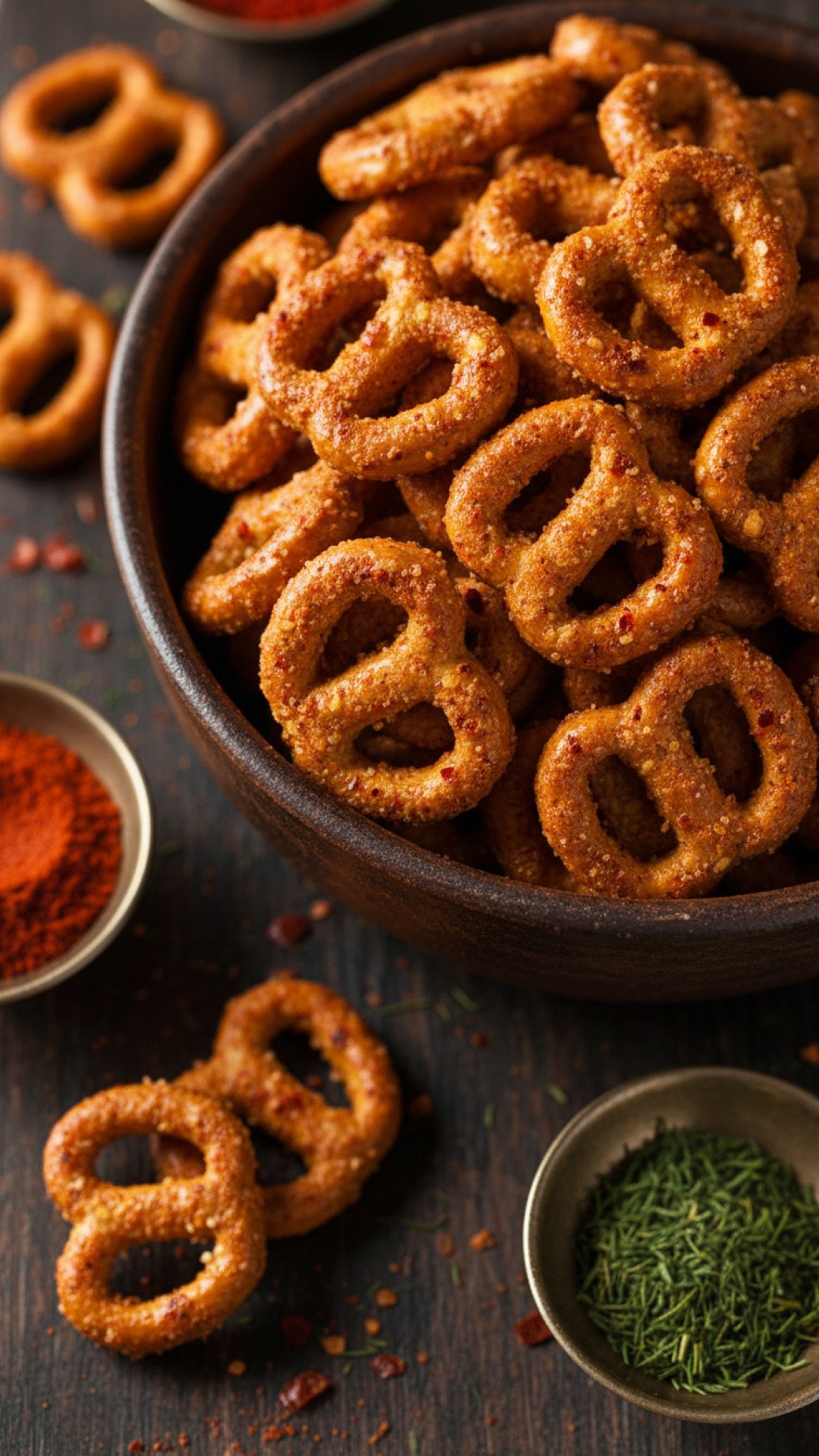 Bold & Spicy Seasoned Pretzels Preparation