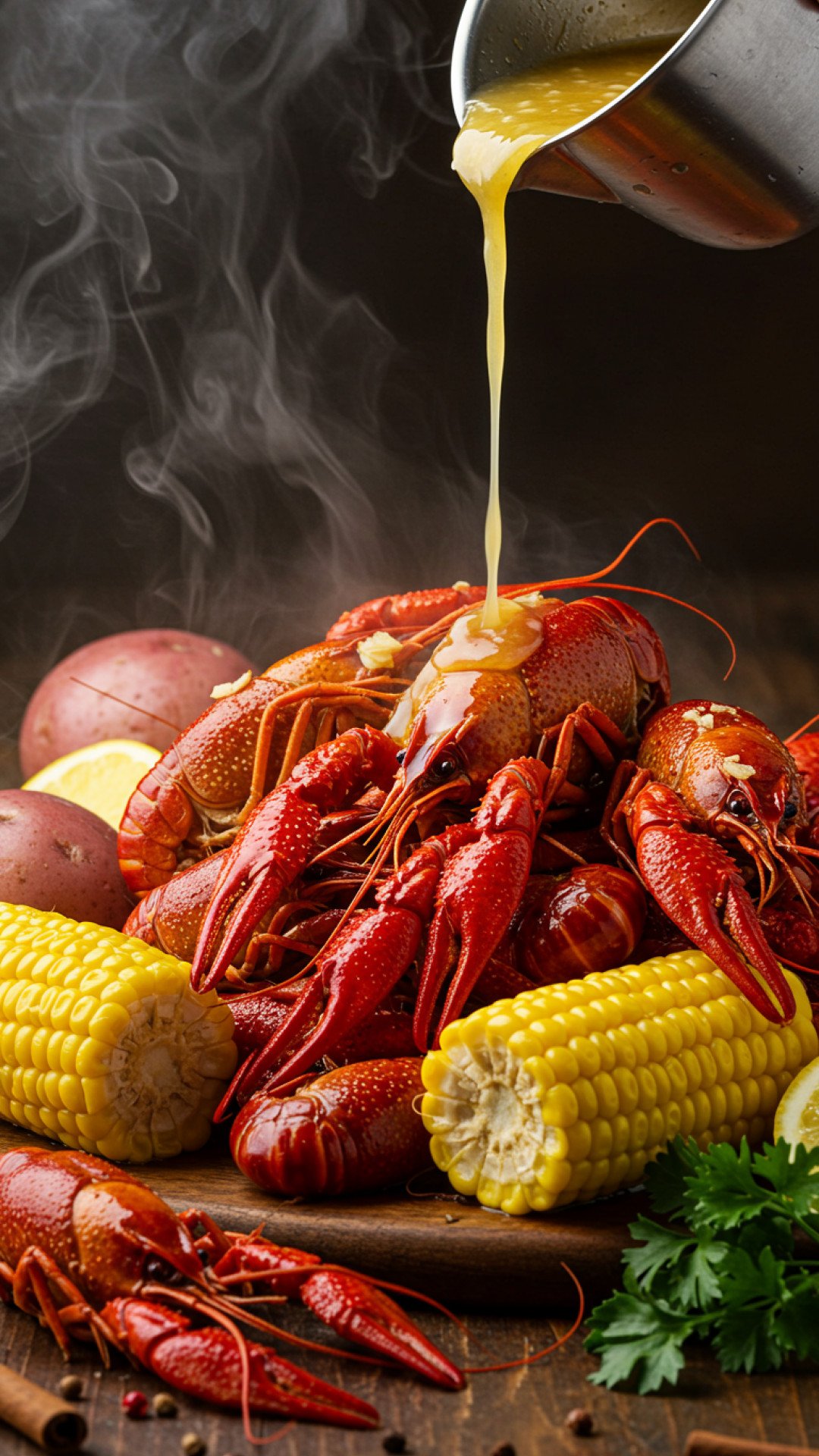 Cajun Crawfish Etouffee Preparation