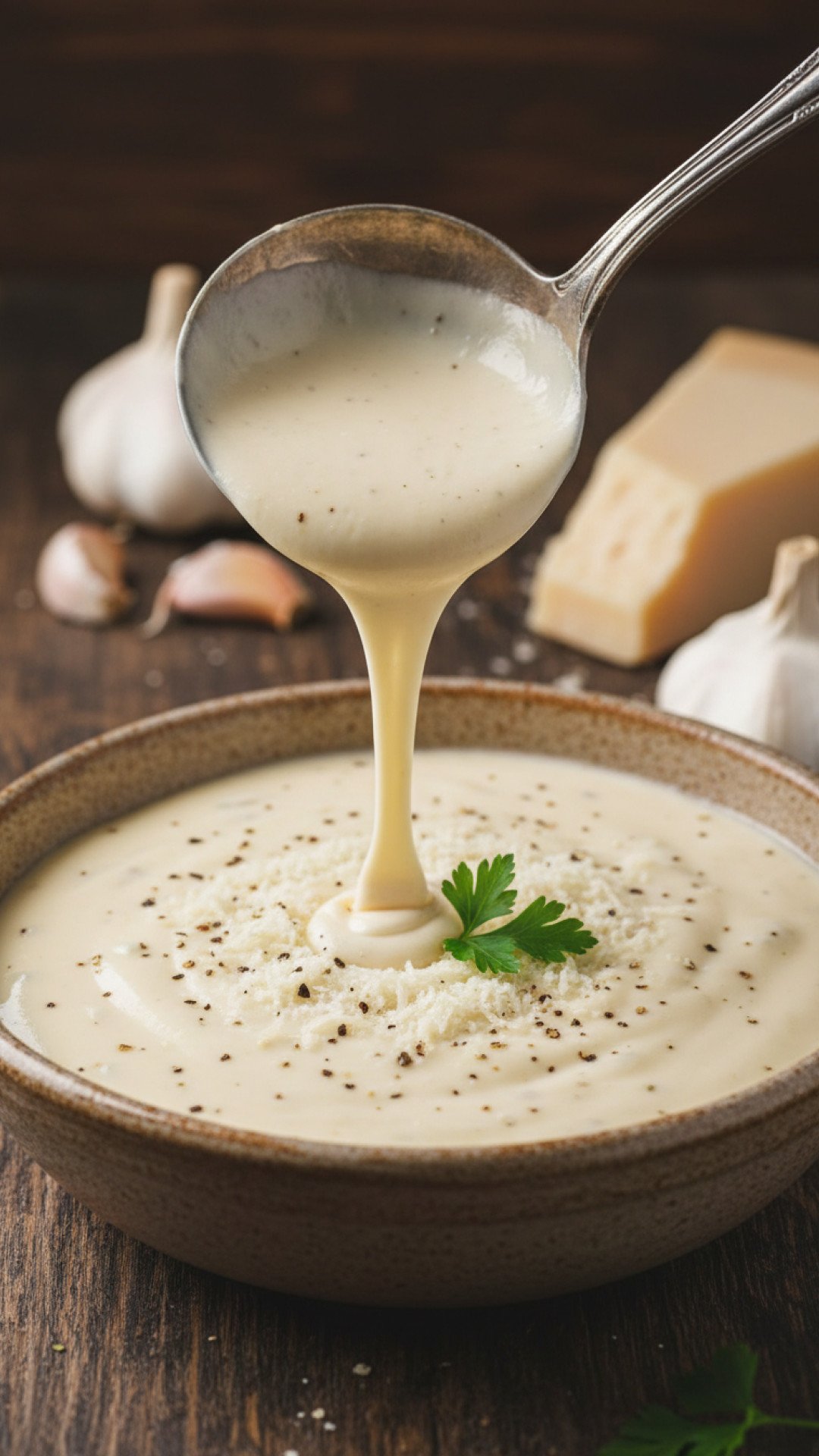 Classic 5-Ingredient Homemade Alfredo Sauce Preparation