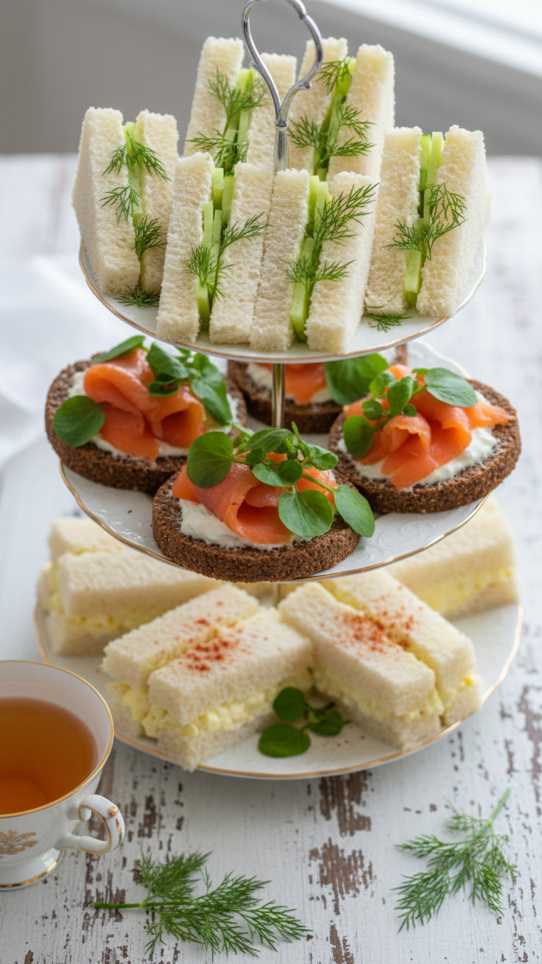 Elegant & Easy Tea Party Sandwiches: Your Guide to a Perfect Afternoon Tea 4 Classic Cucumber & Cream Cheese Tea Sandwiches Preparation