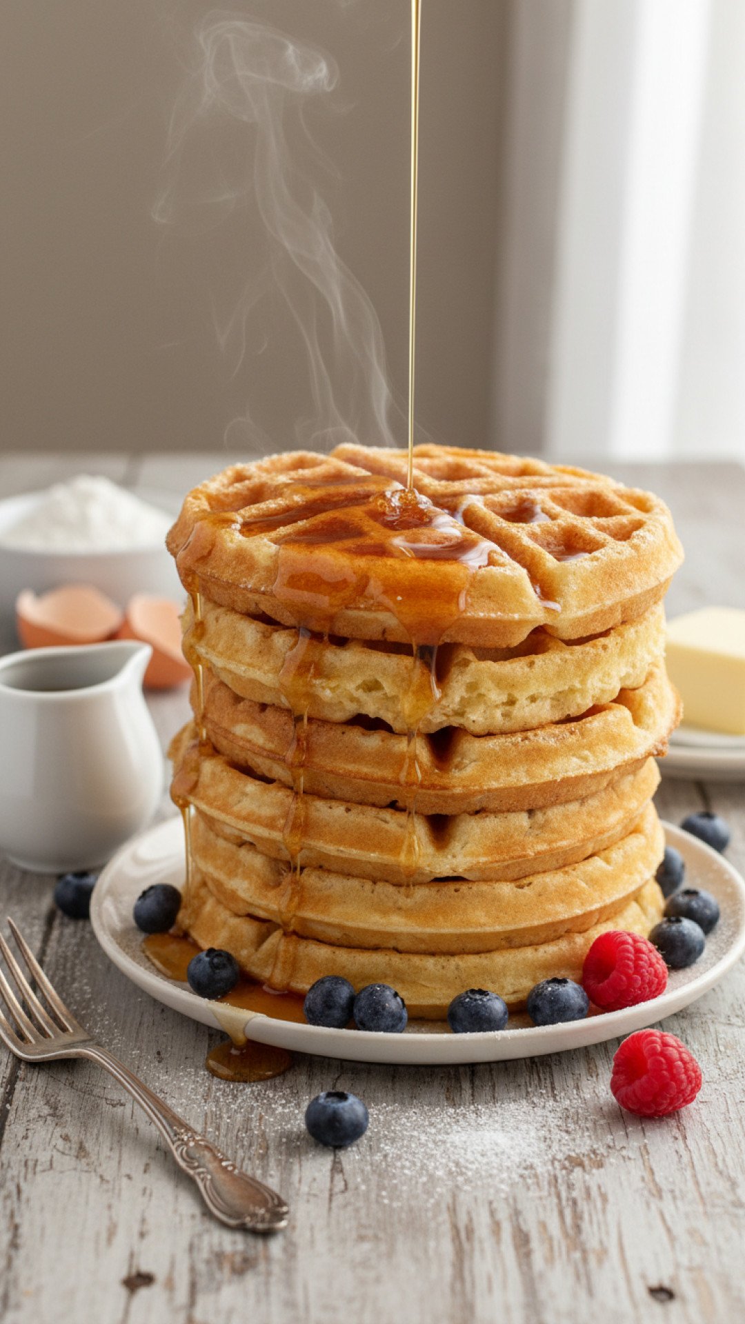 The Ultimate Guide to Perfectly Fluffy Buttermilk Waffles 4 Classic Fluffy Buttermilk Waffles Preparation