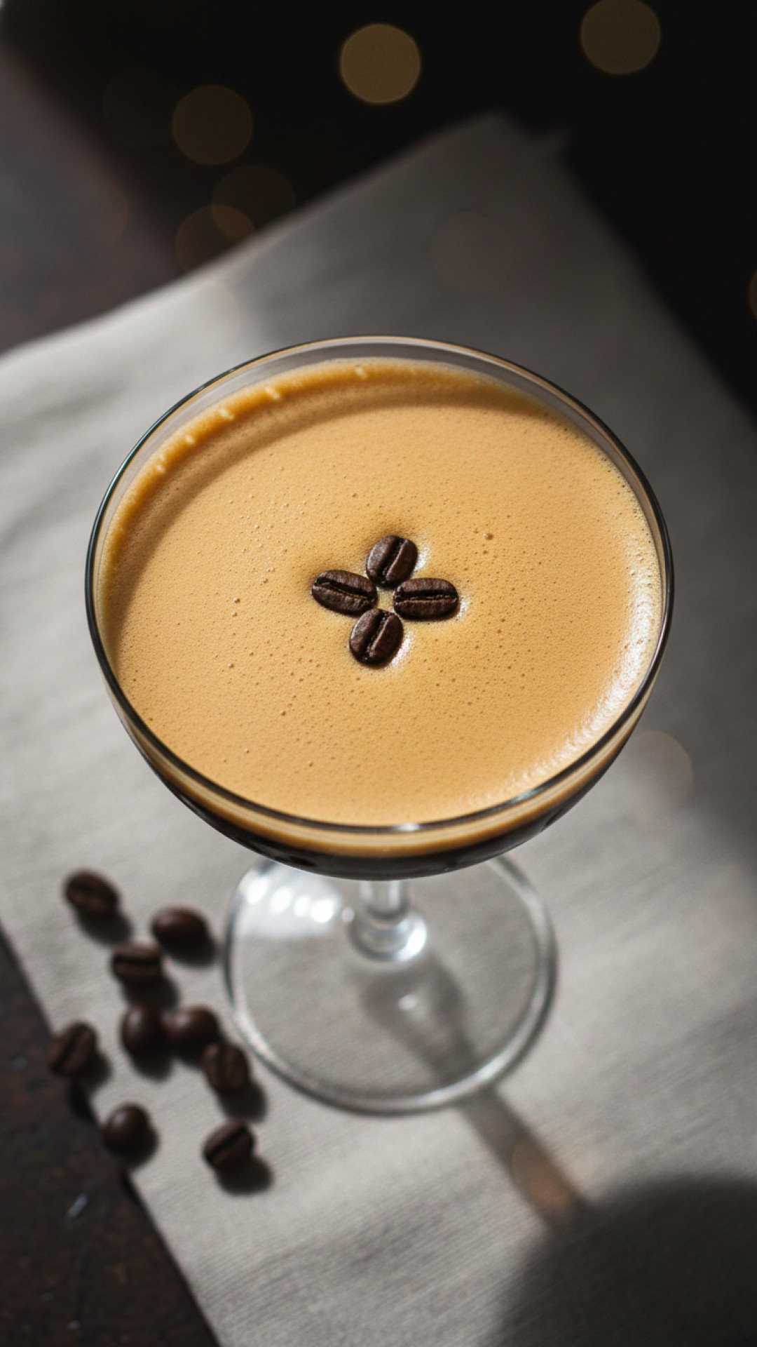 The Perfect Classic Espresso Martini Recipe 4 Classic Frothy Espresso Martini Preparation