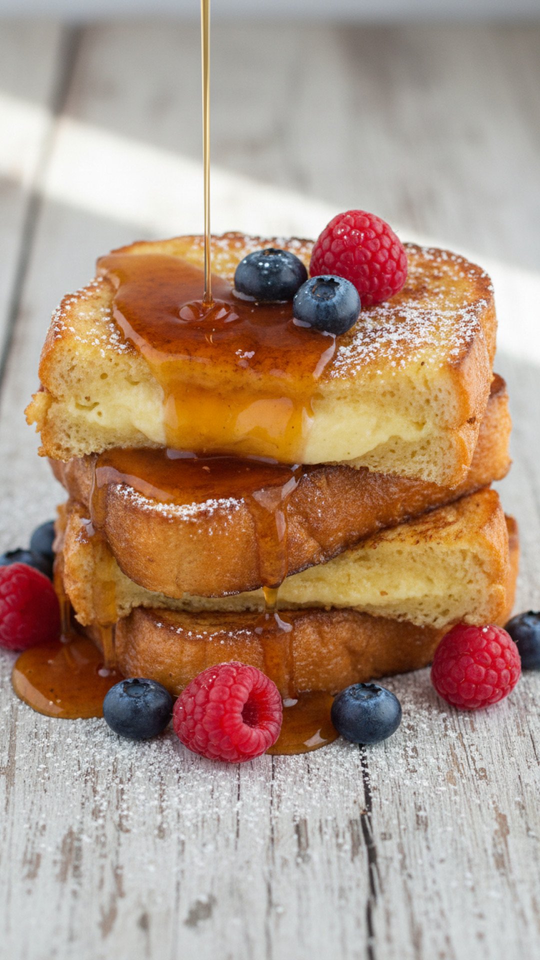 Classic Golden French Toast Recipe Preparation