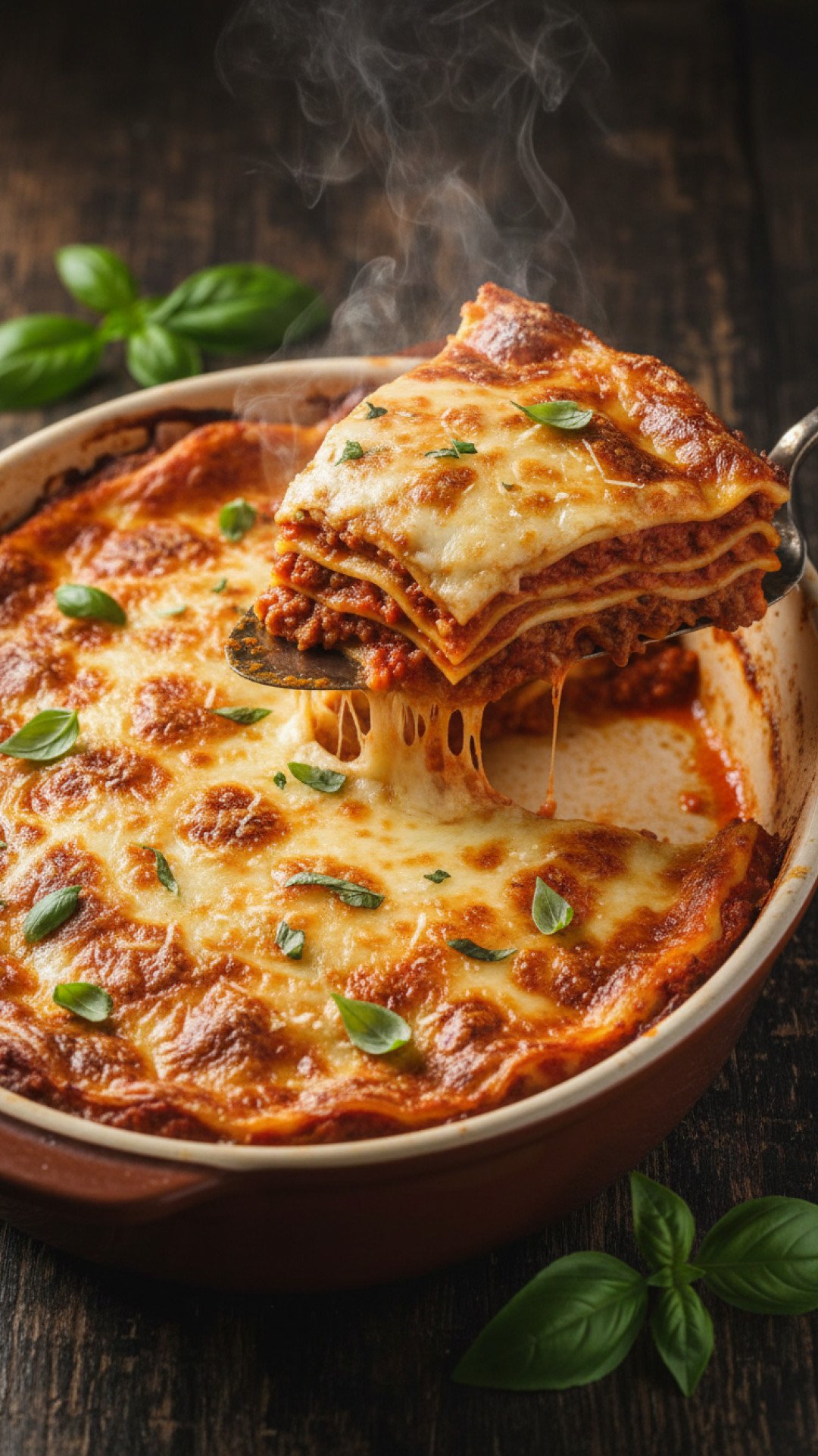 Classic Hearty Italian-American Lasagna Preparation