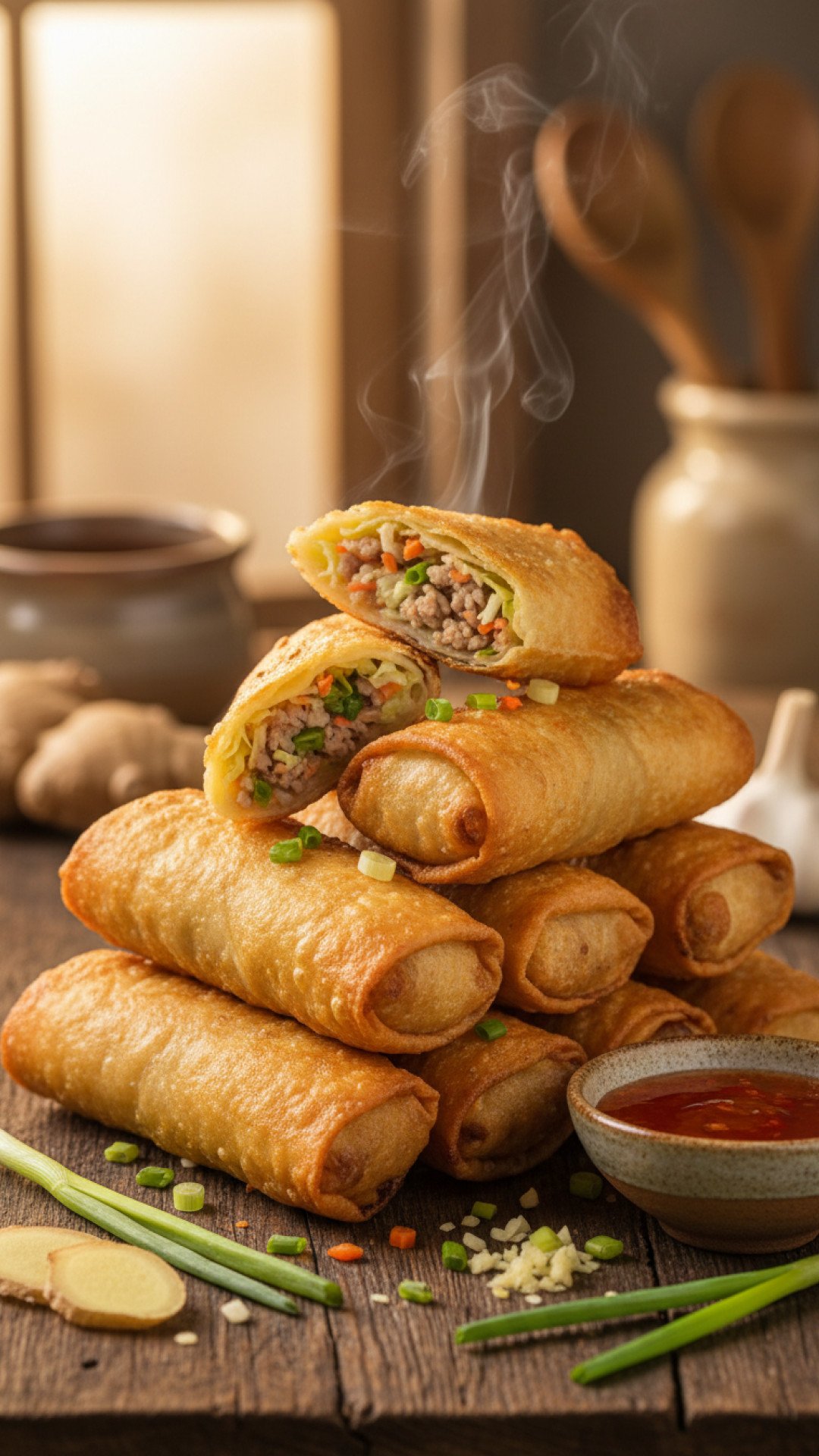 The Ultimate Homemade Egg Roll Recipe for Crispy Perfection 4 Classic Homemade Egg Rolls Preparation