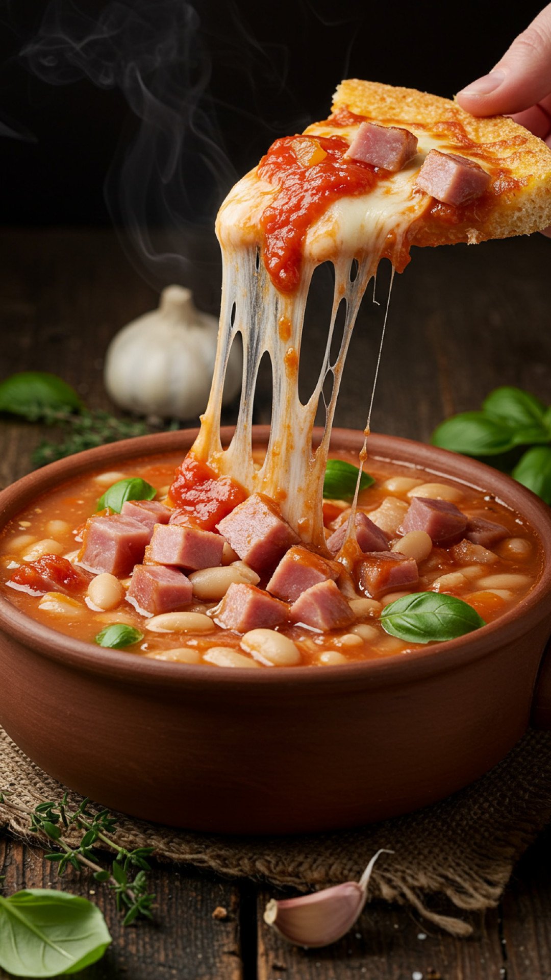 Classic Old-Fashioned Ham and Bean Soup Preparation