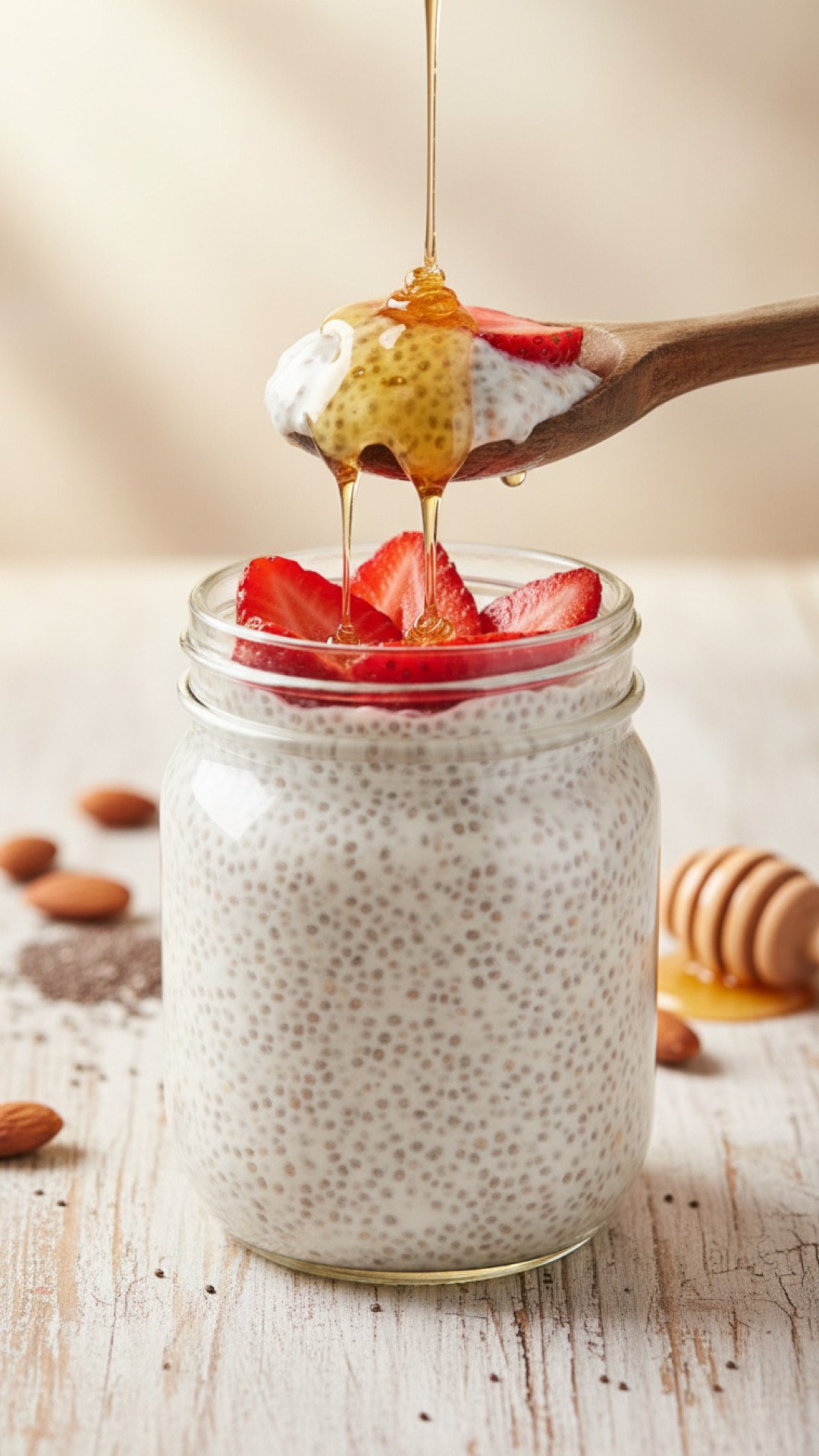 Classic Overnight Chia Pudding Preparation