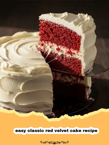 My Grandmother’s Easy Classic Red Velvet Cake Recipe: A Timeless Family Treasure