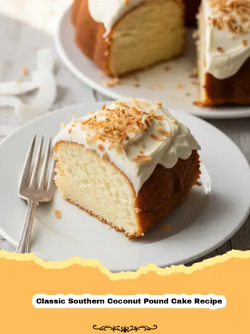 The Ultimate Classic Southern Coconut Pound Cake Recipe for Sweet Memories