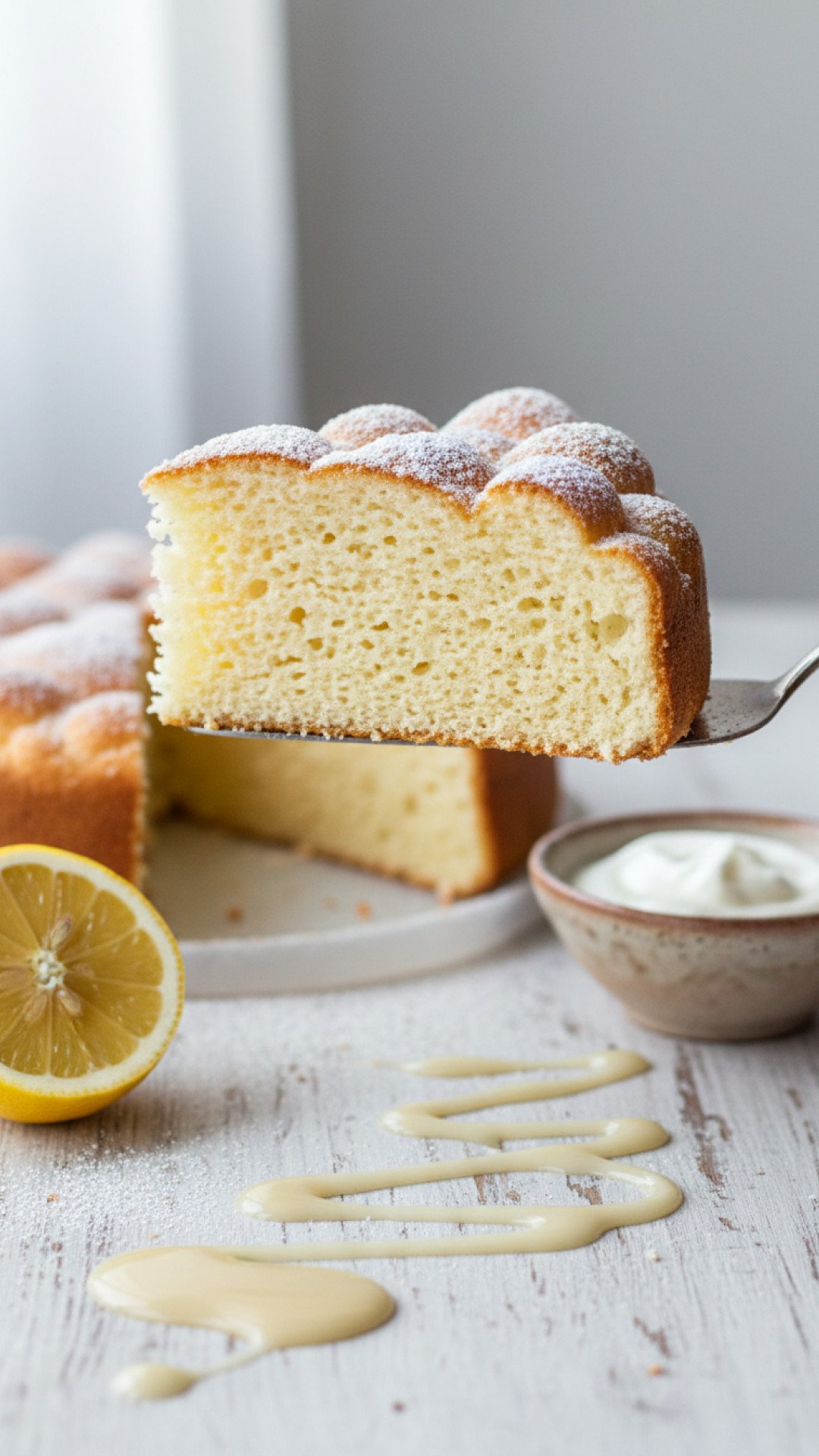 Cloud Cake Light Fluffy Dessert Recipe Preparation