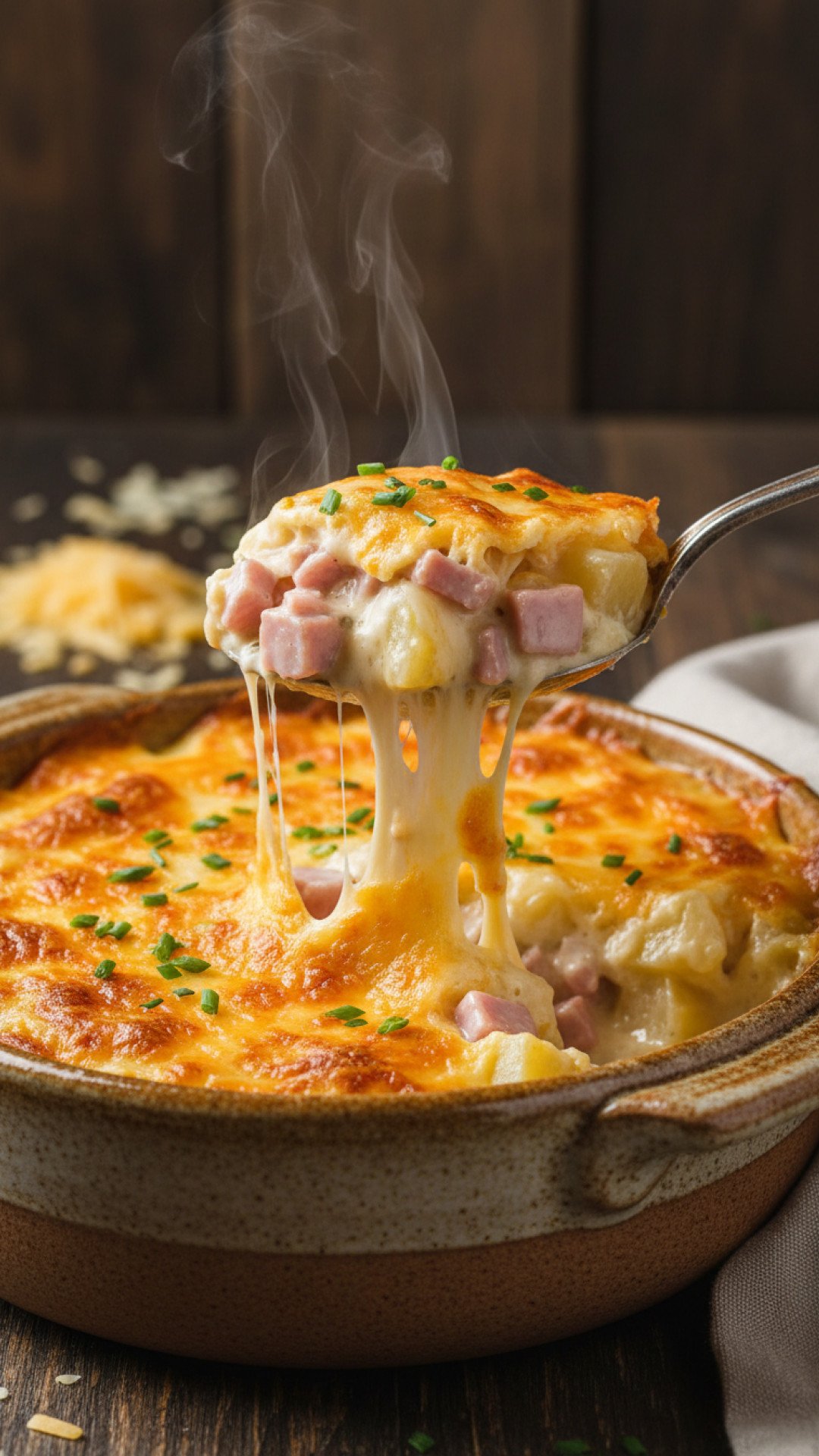 Creamy Crockpot Ham Potatoes Preparation