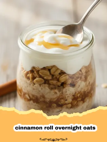 The Ultimate Cinnamon Roll Overnight Oats