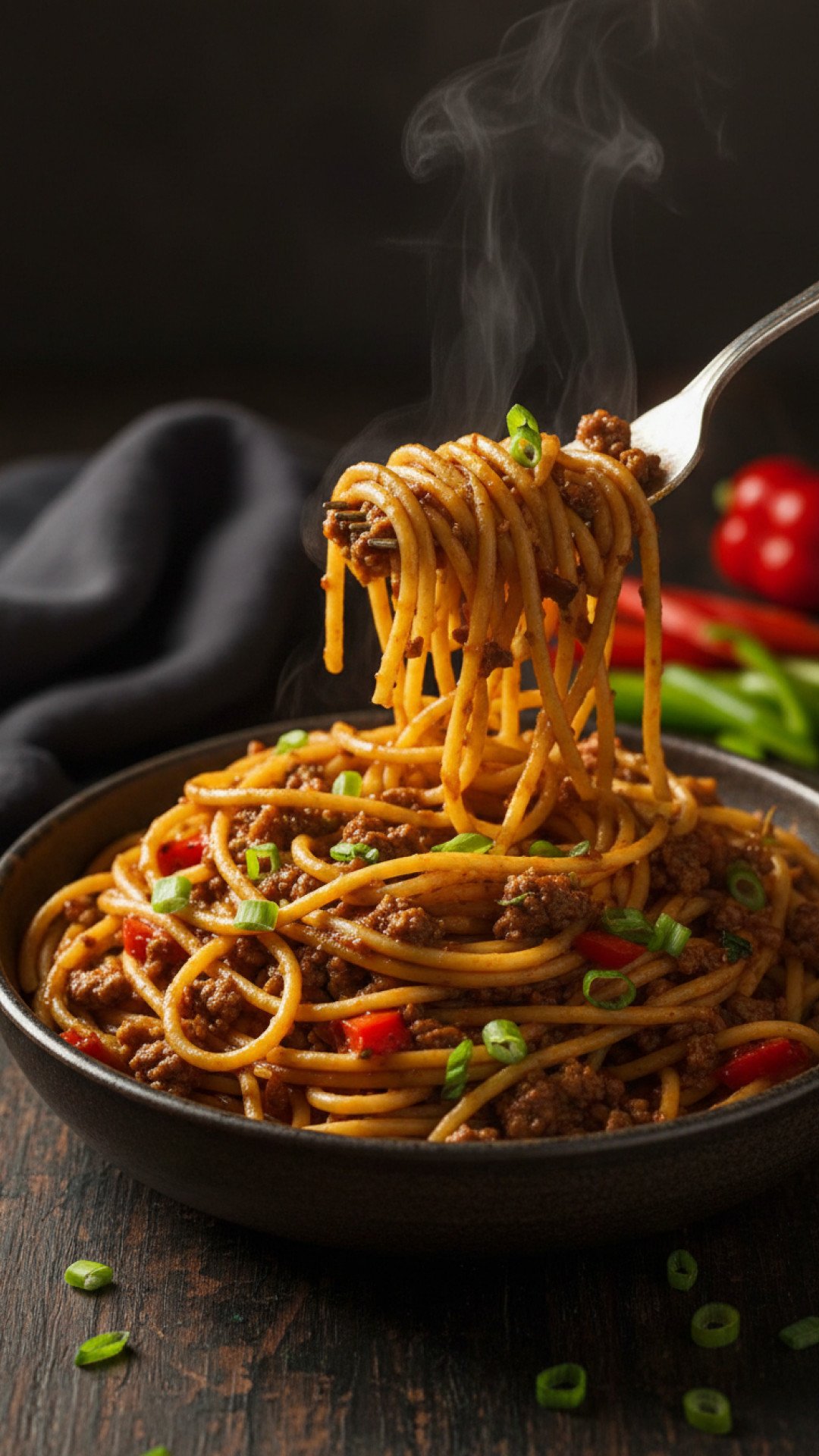 Dirty Spaghetti Recipe Preparation