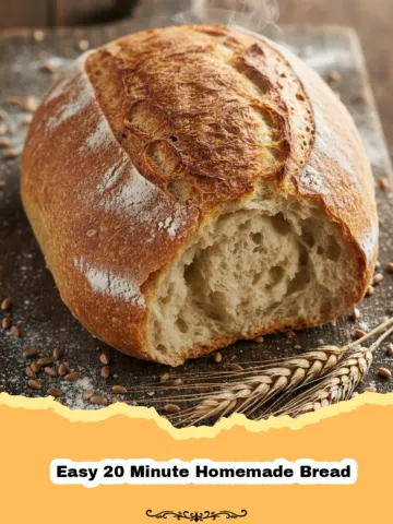 Bake a Miracle: Easy 20 Minute Homemade Bread That Will Change Your Life!