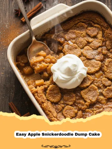 Cozy Comfort: The Ultimate Easy Apple Snickerdoodle Dump Cake