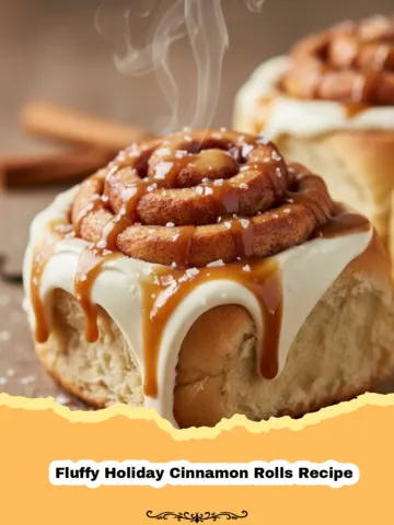 The Most Irresistible Fluffy Holiday Cinnamon Rolls You’ll Ever Bake!