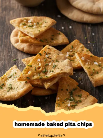 Easy & Crispy Homemade Baked Pita Chips: The Ultimate Snack!