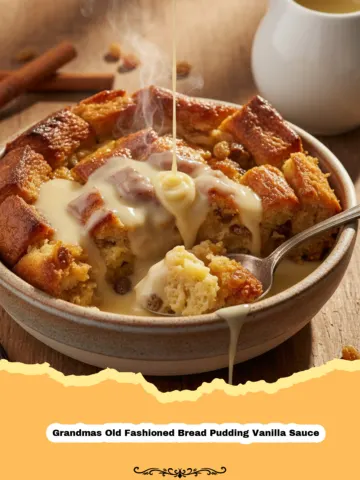 The Ultimate Comfort: Grandmas Old Fashioned Bread Pudding with Creamy Vanilla Sauce 12 The Ultimate Comfort: Grandmas Old Fashioned Bread Pudding with Creamy Vanilla Sauce