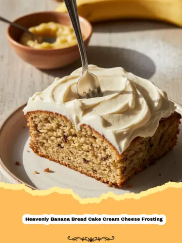 The Ultimate Heavenly Banana Bread Cake with Dreamy Cream Cheese Frosting