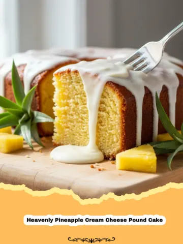 The Ultimate Heavenly Pineapple Cream Cheese Pound Cake Recipe