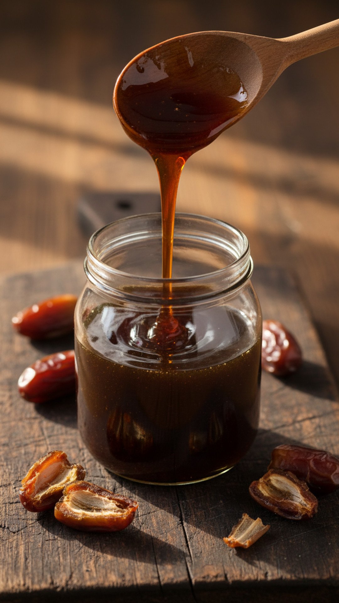 Homemade Date Syrup (Silan) Preparation