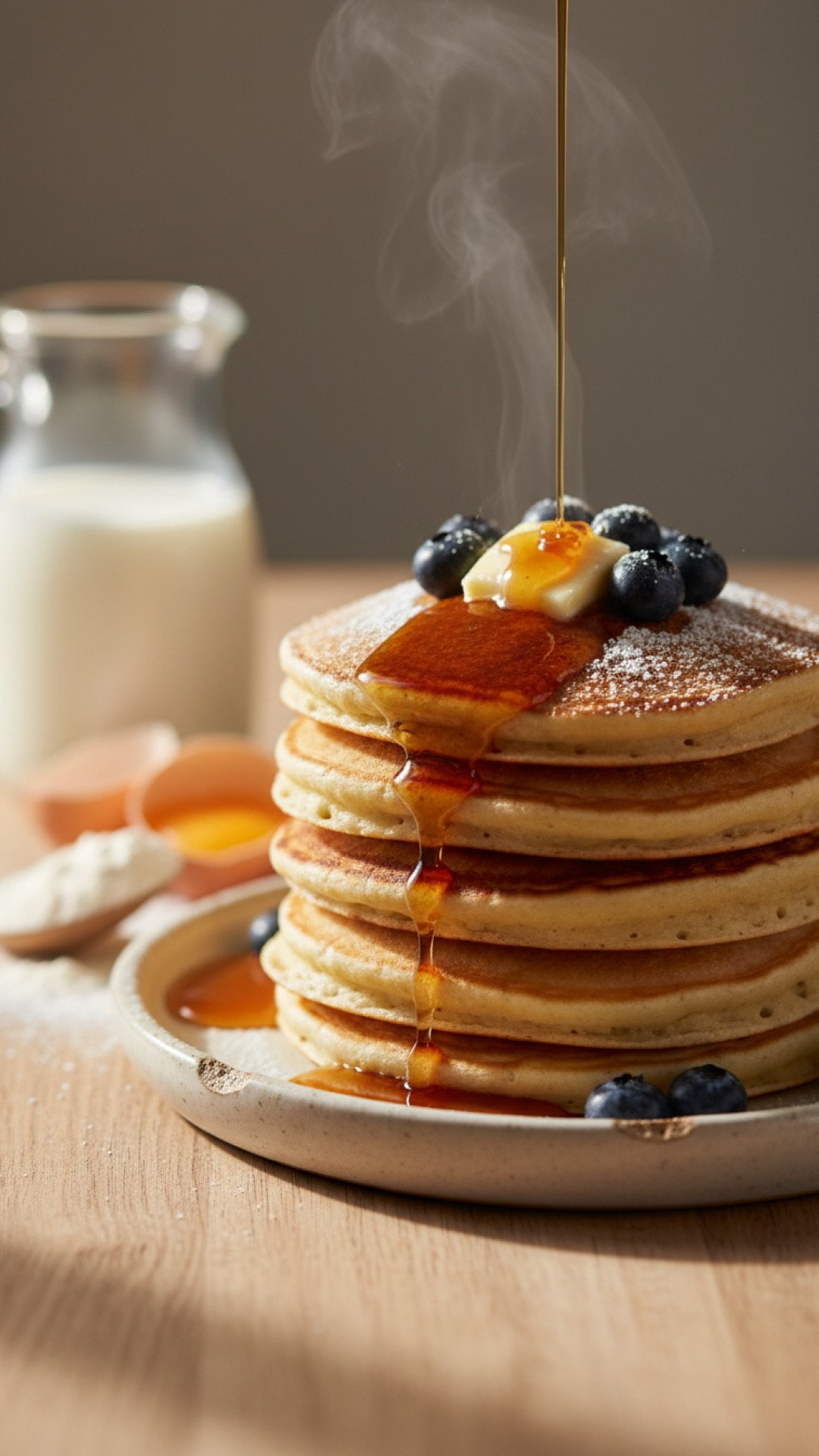 Homemade Easy Pancake Mix Preparation
