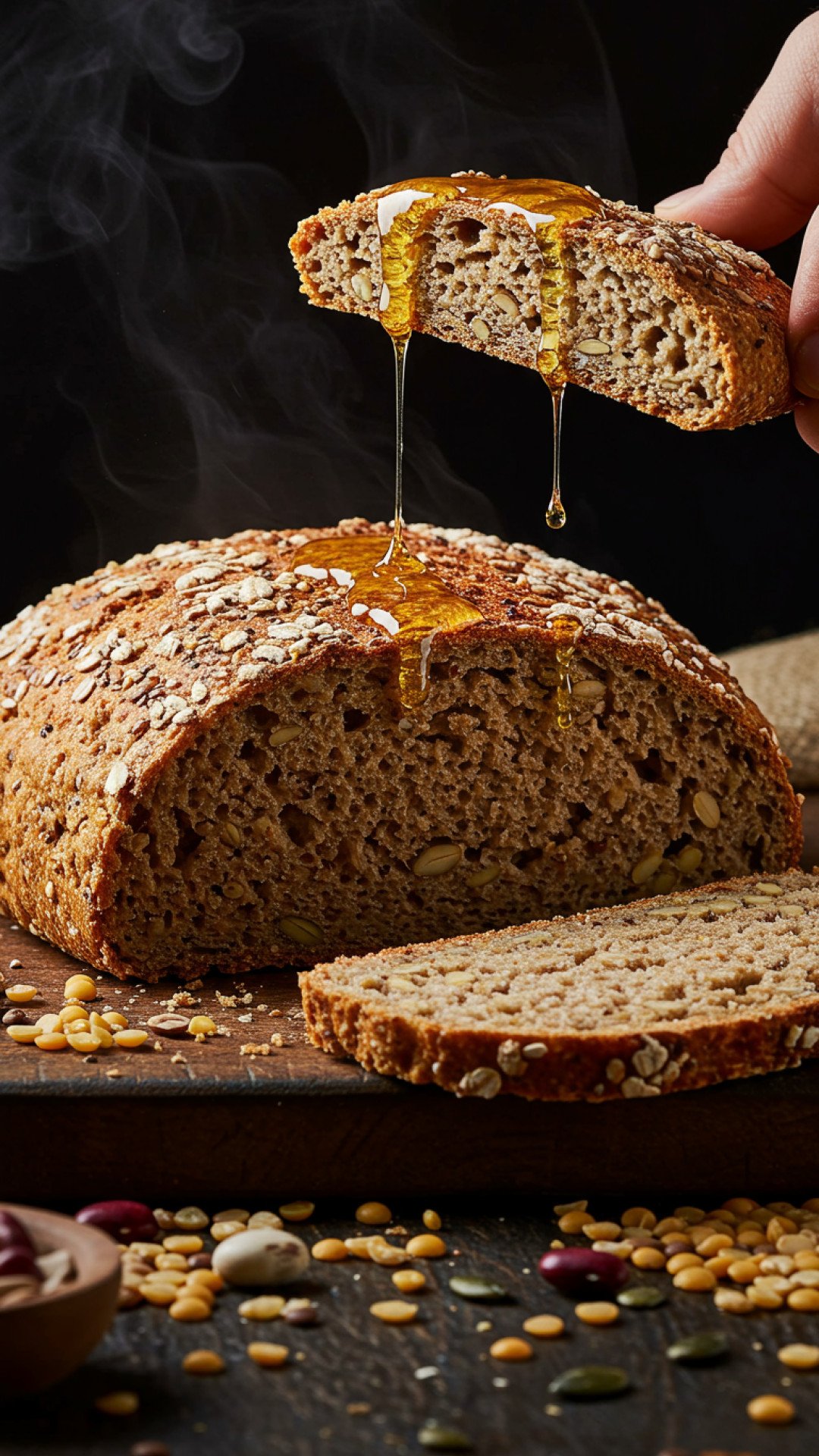 Homemade Sprouted Ezekiel Bread Preparation