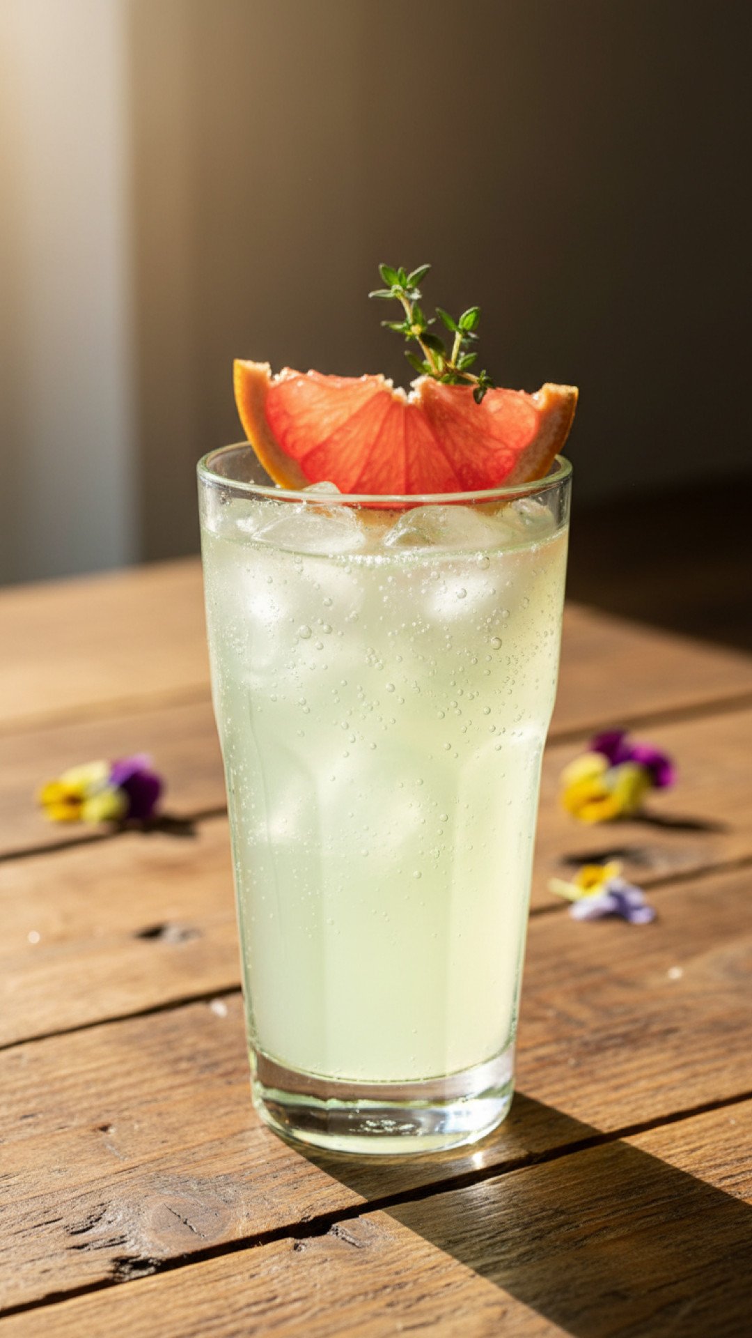 Honey Lavender Sparkling Lemonade Preparation