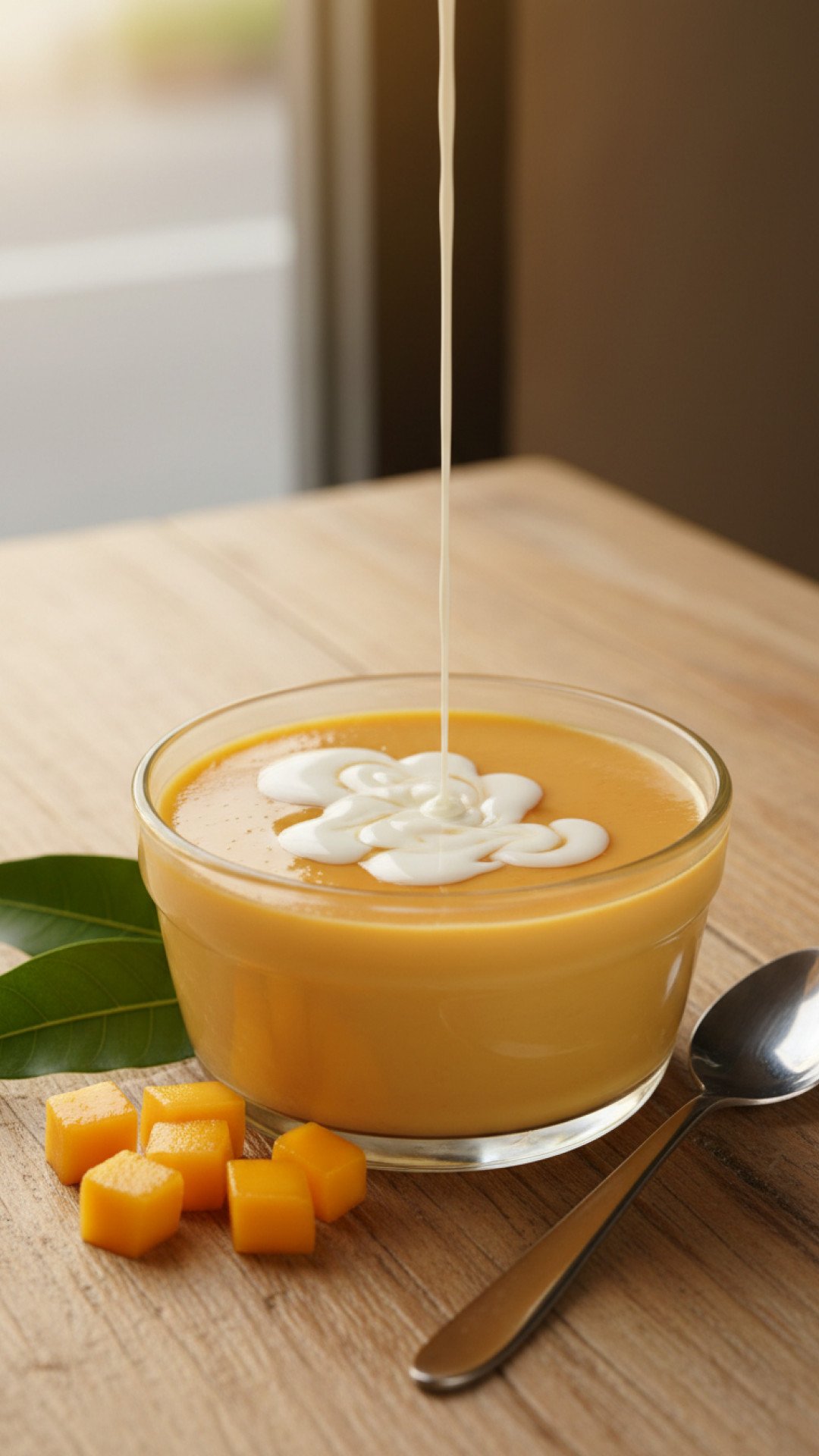 Hong Kong Style Mango Pudding Preparation
