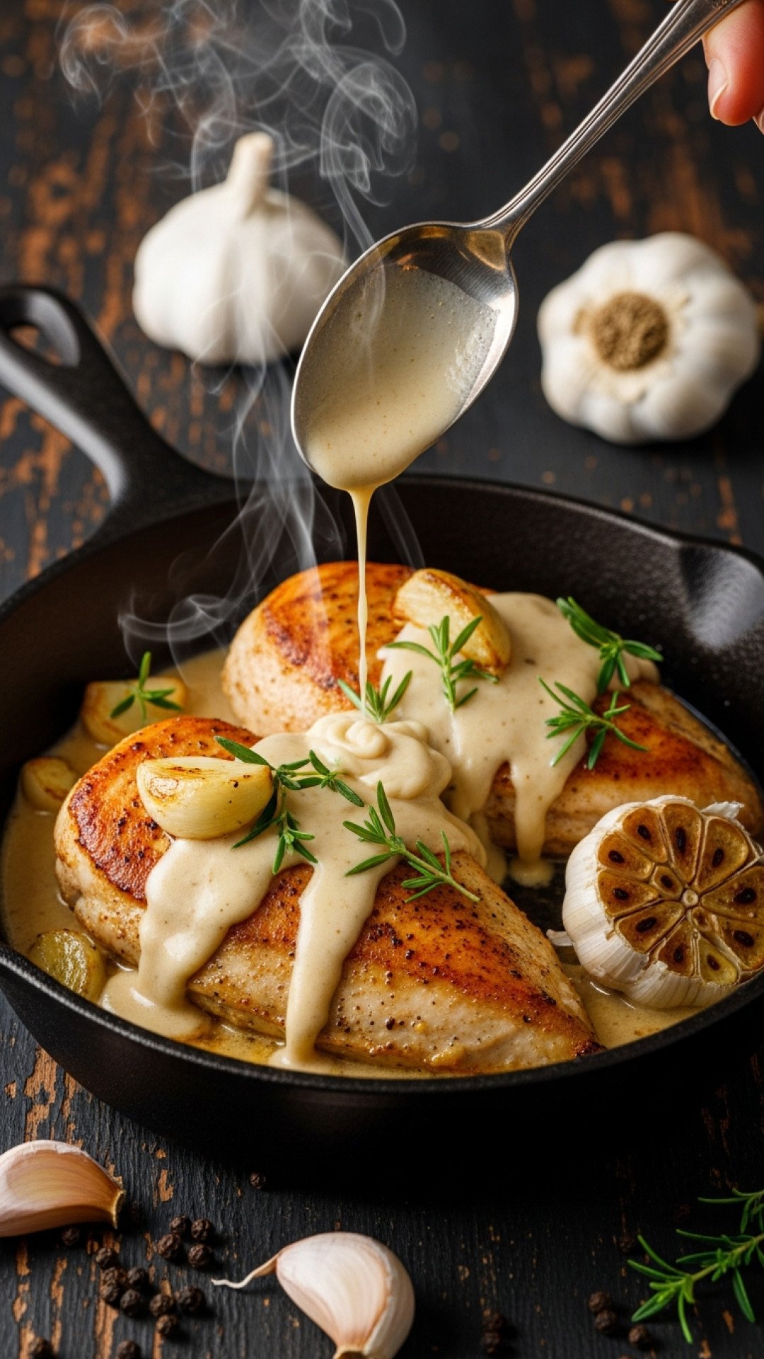 Lemon Garlic Herb Roasted Chicken Preparation
