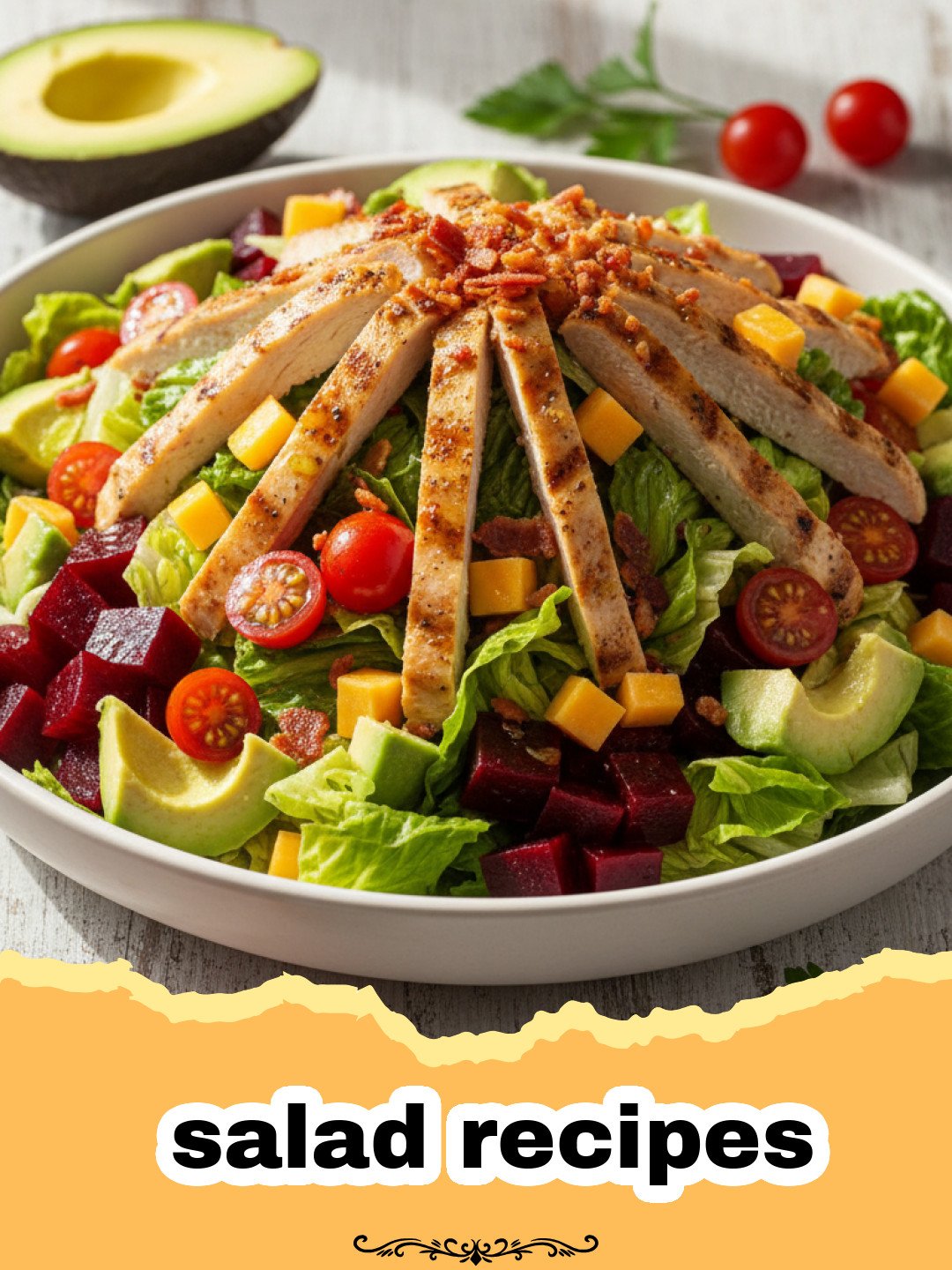 The Ultimate Vibrant Mediterranean Chickpea & Quinoa Power Salad: Your New Go-To Healthy Meal! 3 salad recipes - A colorful bowl of Mediterranean Chickpea and Quinoa Power Salad with feta, fresh herbs, and lemon-tahini dressing, ready to eat.