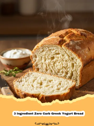 Unlock the Secret: The Easiest 3 Ingredient Zero Carb Greek Yogurt Bread You’ll Ever Make!
