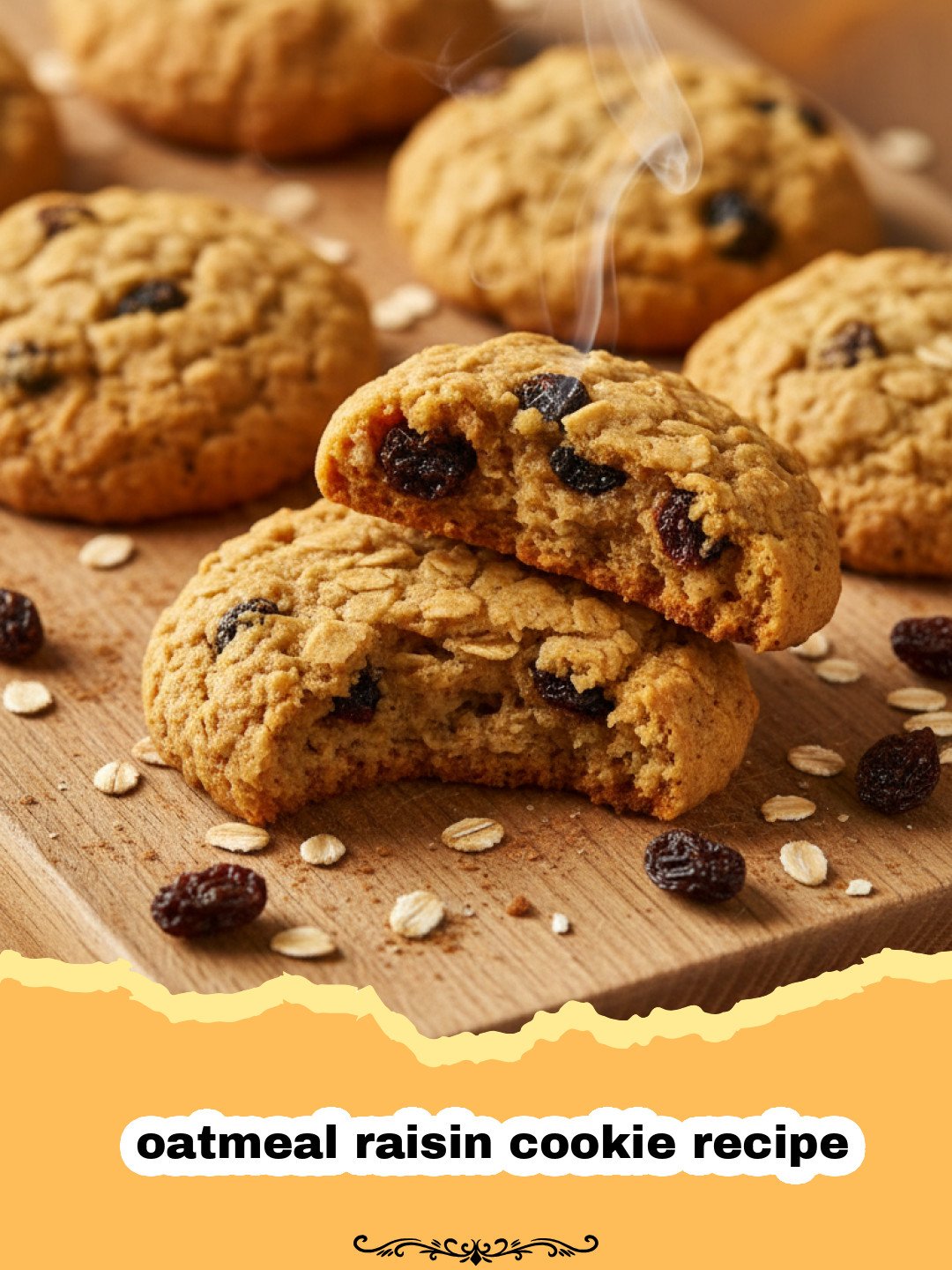 Grandma's Secret: The Ultimate Chewy Oatmeal Raisin Cookie Recipe 3 oatmeal raisin cookie recipe - Pile of freshly baked chewy oatmeal raisin cookies on a cooling rack, with a glass of milk in the background.