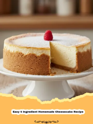 The Easiest Cheesecake Ever! My Secret 4 Ingredient Recipe