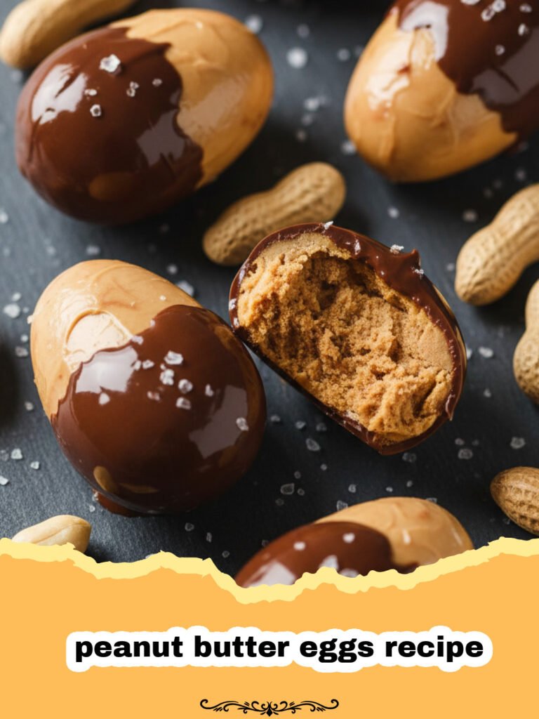 Homemade Peanut Butter Eggs: The Ultimate Copycat Recipe 5 peanut butter eggs recipe - Homemade chocolate covered peanut butter eggs on a tray
