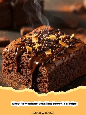 The Ultimate Fudgy Delight: My Go-To Easy Homemade Brazilian Brownie Recipe