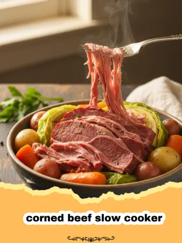 The Ultimate Tender Slow Cooker Corned Beef & Cabbage