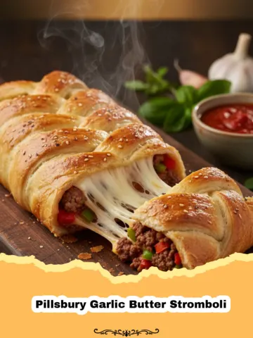 Unlock Weeknight Bliss: The Easiest Pillsbury Garlic Butter Stromboli You’ll Ever Make!