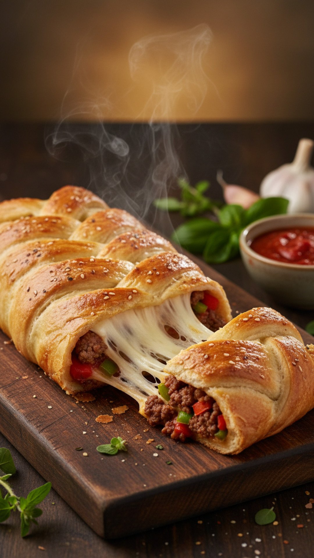 Unlock Weeknight Bliss: The Easiest Pillsbury Garlic Butter Stromboli You'll Ever Make! 4 Pillsbury Garlic Butter Stromboli Preparation