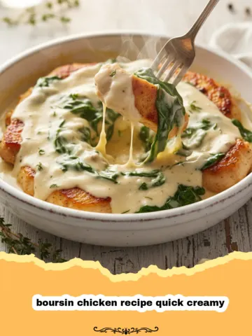 The Easiest Creamy Boursin Chicken Recipe You'll Ever Make 1 The Easiest Creamy Boursin Chicken Recipe You’ll Ever Make