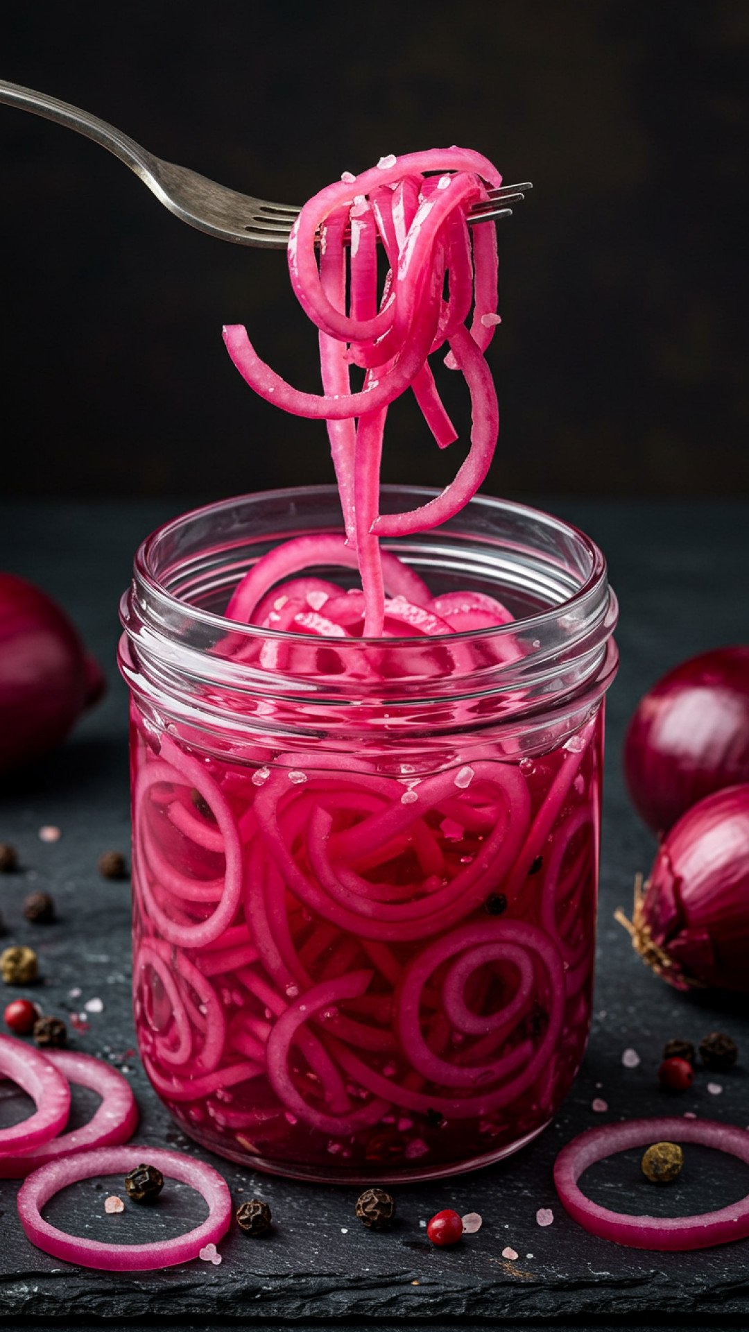 Quick Pickled Red Onions Preparation