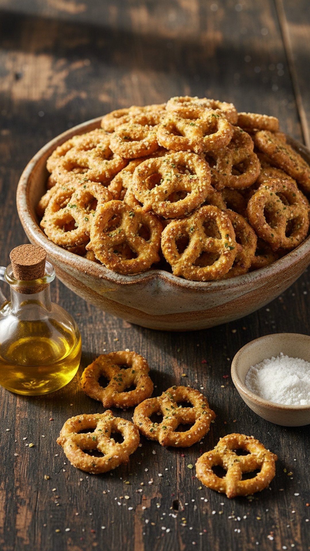 The Best Homemade Garlic Herb Pretzel Seasoned Recipe 4 Savory Garlic Herb Seasoned Pretzels Preparation