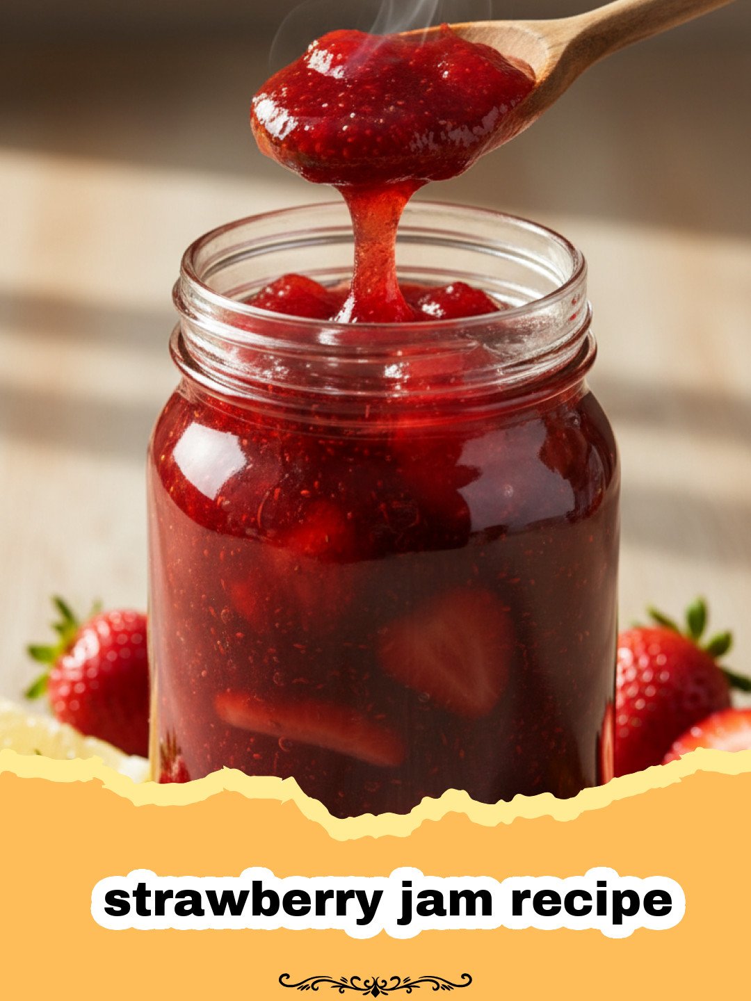 The Best Easy Homemade Strawberry Jam Recipe You'll Ever Try 4 Simple Homemade Strawberry Jam Preparation